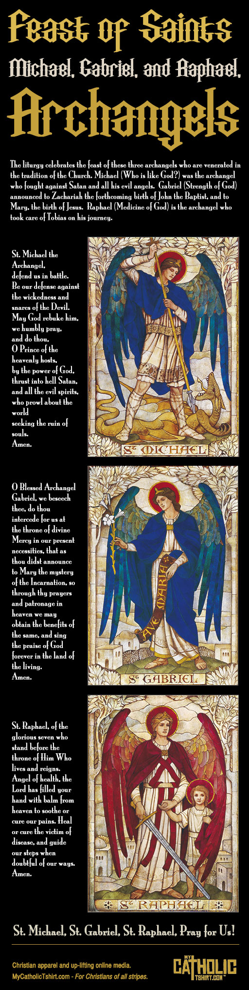 Feast of Saints Michael, Gabriel, and Raphael, Archangels