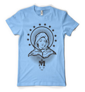 Blessed Virgin Mary Tshirt - My Catholic Tshirt - Catholic T-shirts